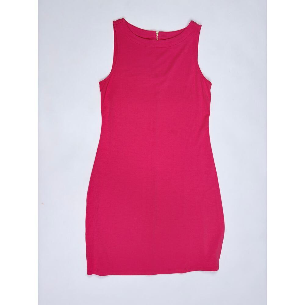 Tommy Bahama Sleeveless Shift Dress Pink Red Coastal Resort Vacation Small New - Picture 9 of 15